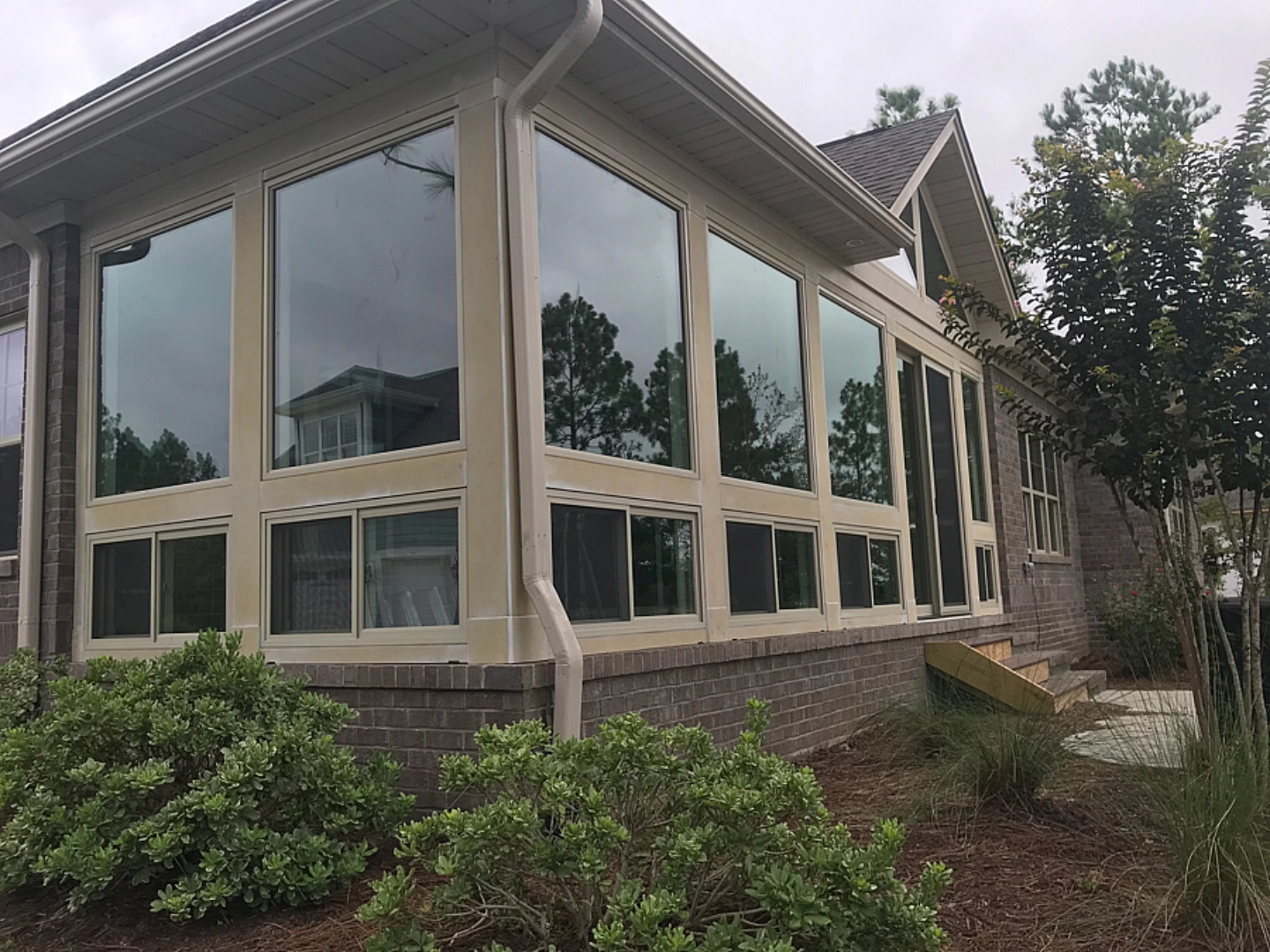 Patio enclosure installation