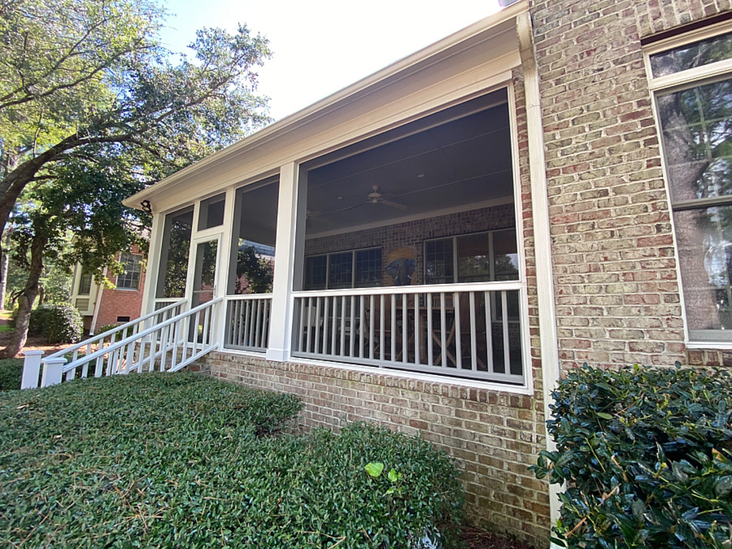 Screened porch enclosure design